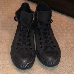 Black- High Top Converse